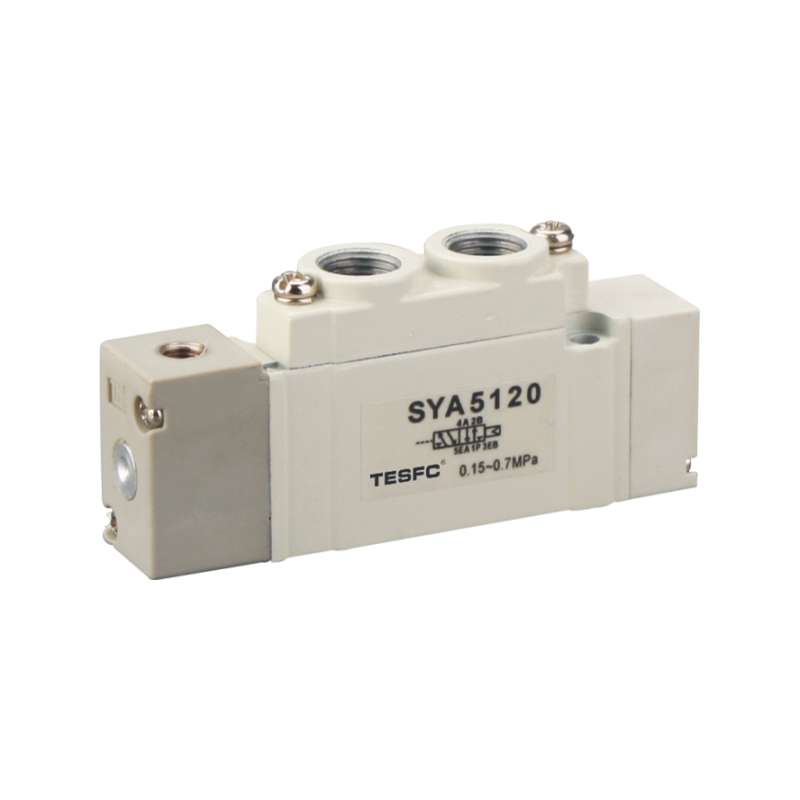 Válvula solenoide neumática de dos posiciones con control de aire SYA