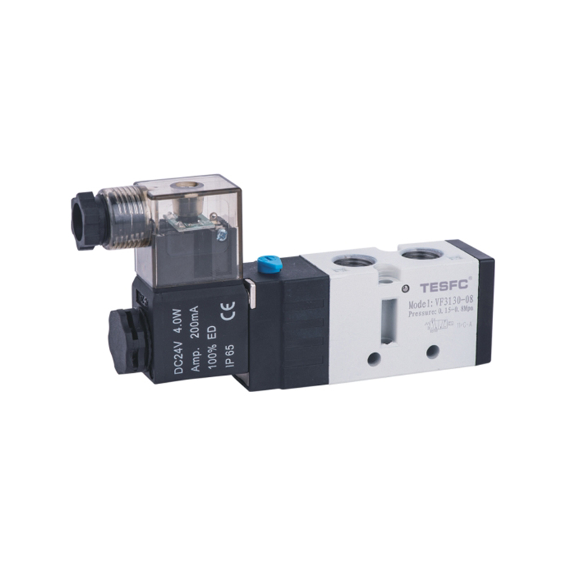 Válvula solenoide neumática con rosca VF y bobina
