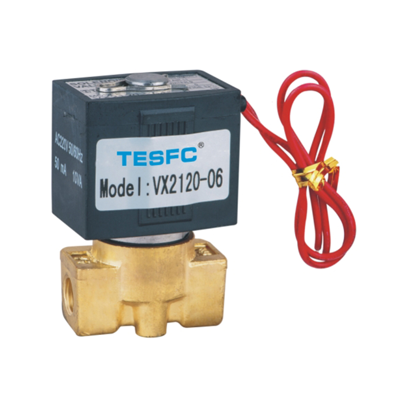 Válvula solenoide normalmente cerrada de acción directa VX